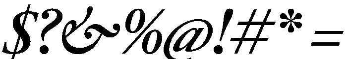 RomainduRoiItalicVAR CondensedSemiBoldContrastItalic Instance Font OTHER CHARS
