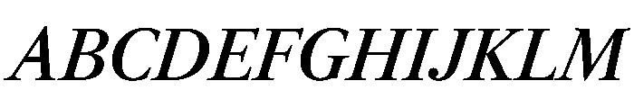 RomainduRoiItalicVAR CondensedSemiBoldHighItalic Instance Font UPPERCASE