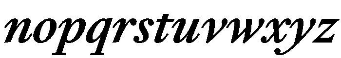 RomainduRoiItalicVAR CondensedSemiBoldItalic Instance B3e309e7 Font LOWERCASE