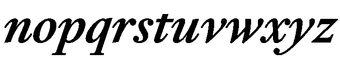 RomainduRoiItalicVAR CondensedSemiBoldItalic Instance Font LOWERCASE