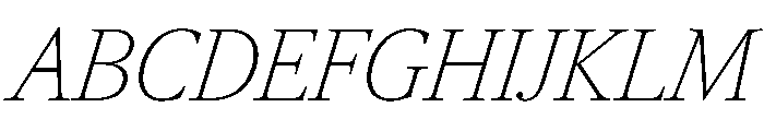 RomainduRoiItalicVAR CondensedThinItalic Instance D81ffe6e Font UPPERCASE