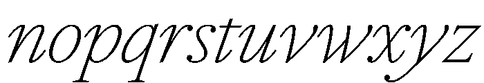 RomainduRoiItalicVAR CondensedThinItalic Instance D81ffe6e Font LOWERCASE