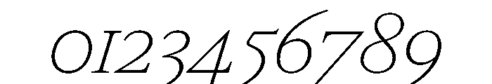 RomainduRoiItalicVAR CondensedThinItalic Instance Font OTHER CHARS