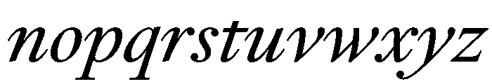 RomainduRoiItalicVAR ContrastItalic Instance Font LOWERCASE