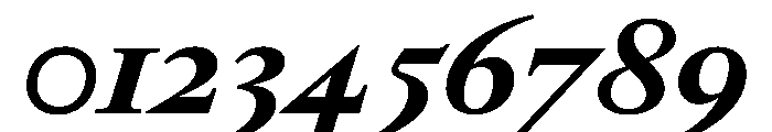 RomainduRoiItalicVAR ExtraBoldContrastItalic Instance Font OTHER CHARS