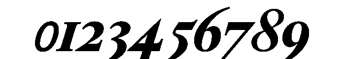 RomainduRoiItalicVAR ExtraCondensedBlackContrastItalic Instance Font OTHER CHARS