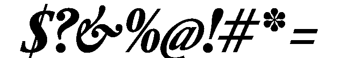 RomainduRoiItalicVAR ExtraCondensedBlackItalic Instance Font OTHER CHARS