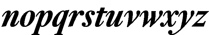 RomainduRoiItalicVAR ExtraCondensedBoldHighItalic Instance B805e945 Font LOWERCASE