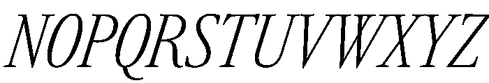 RomainduRoiItalicVAR ExtraCondensedExtraLightItalic Instance Bf1cb538 Font UPPERCASE