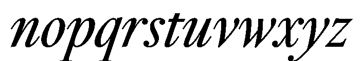 RomainduRoiItalicVAR ExtraCondensedHighItalic Instance 3fe96388 Font LOWERCASE