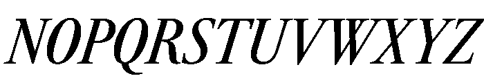 RomainduRoiItalicVAR ExtraCondensedMediumContrastItalic Instance Font UPPERCASE