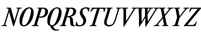 RomainduRoiItalicVAR ExtraCondensedMediumItalic Instance Font UPPERCASE