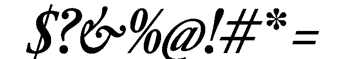 RomainduRoiItalicVAR ExtraCondensedSemiBoldItalic Instance Font OTHER CHARS