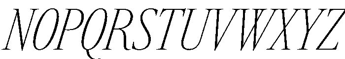 RomainduRoiItalicVAR ExtraCondensedThinHighItalic Instance Bbdd604d Font UPPERCASE