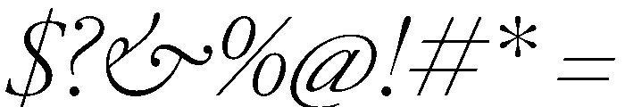 RomainduRoiItalicVAR ExtraLightContrastItalic Instance Font OTHER CHARS