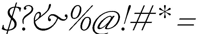 RomainduRoiItalicVAR ExtraLightItalic Instance Font OTHER CHARS