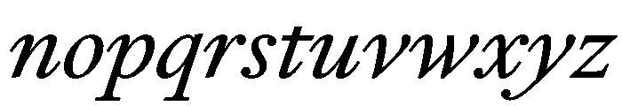 RomainduRoiItalicVAR Italic Instance Cc719034 Font LOWERCASE