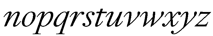 RomainduRoiItalicVAR LightHighItalic Instance D2e4700b Font LOWERCASE