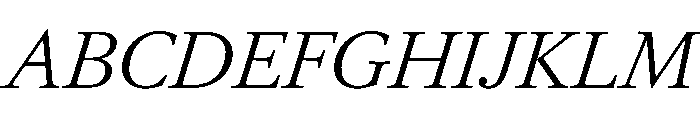 RomainduRoiItalicVAR LightItalic Instance B5fa829b Font UPPERCASE