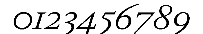 RomainduRoiItalicVAR LightItalic Instance Font OTHER CHARS