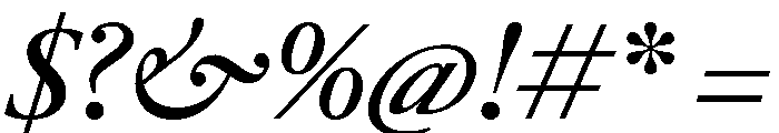 RomainduRoiItalicVAR MediumContrastItalic Instance Font OTHER CHARS