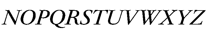 RomainduRoiItalicVAR MediumHighItalic Instance 3dca4fbd Font UPPERCASE