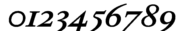 RomainduRoiItalicVAR SemiBoldItalic Instance Font OTHER CHARS