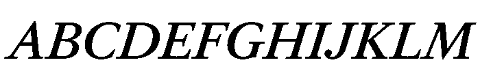RomainduRoiItalicVAR SemiBoldItalic Instance Font UPPERCASE