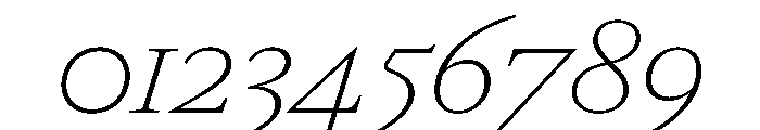 RomainduRoiItalicVAR ThinItalic Instance Font OTHER CHARS