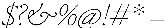 RomainduRoiItalicVAR ThinItalic Instance Font OTHER CHARS