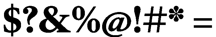 RomainduRoiVAR Black Instance Font OTHER CHARS