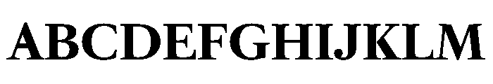 RomainduRoiVAR BlackContrast Instance Font UPPERCASE