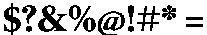 RomainduRoiVAR CondensedBlack Instance Font OTHER CHARS