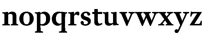 RomainduRoiVAR CondensedBold Instance Font LOWERCASE