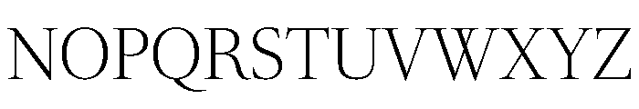 RomainduRoiVAR CondensedExtraLightContrast Instance Font UPPERCASE