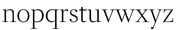 RomainduRoiVAR CondensedExtraLightHigh Instance D3179397 Font LOWERCASE