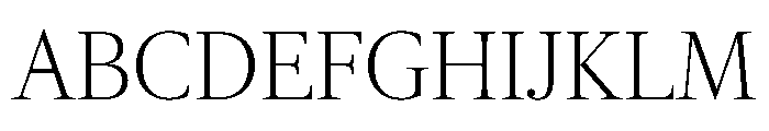 RomainduRoiVAR CondensedExtraLightHigh Instance Font UPPERCASE