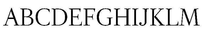 RomainduRoiVAR CondensedLightContrast Instance Font UPPERCASE