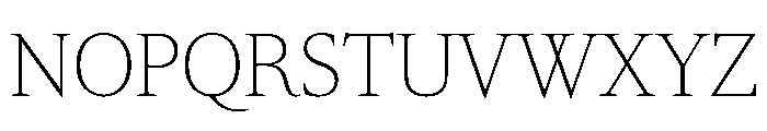 RomainduRoiVAR CondensedThin Instance 167e9d91 Font UPPERCASE