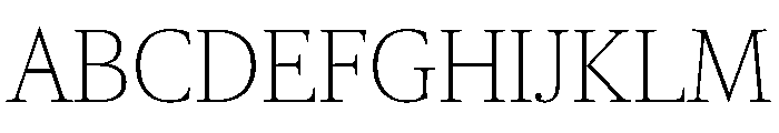 RomainduRoiVAR CondensedThin Instance Font UPPERCASE