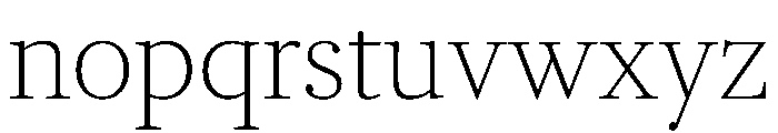 RomainduRoiVAR CondensedThin Instance Font LOWERCASE