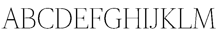 RomainduRoiVAR CondensedThinHigh Instance 34ca1b00 Font UPPERCASE