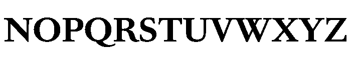 RomainduRoiVAR ExtraBold Instance Font UPPERCASE