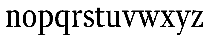 RomainduRoiVAR ExtraCondensed Instance F2400567 Font LOWERCASE