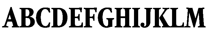 RomainduRoiVAR ExtraCondensedBlack Instance Font UPPERCASE