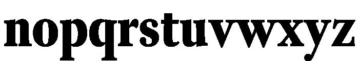 RomainduRoiVAR ExtraCondensedBlack Instance Font LOWERCASE