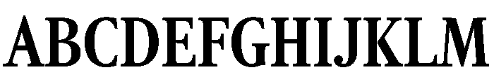RomainduRoiVAR ExtraCondensedBold Instance Font UPPERCASE