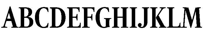 RomainduRoiVAR ExtraCondensedBoldContrast Instance Font UPPERCASE