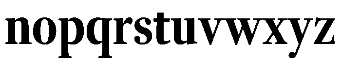 RomainduRoiVAR ExtraCondensedBoldContrast Instance Font LOWERCASE