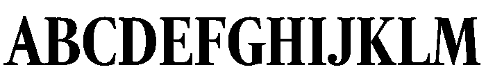 RomainduRoiVAR ExtraCondensedExtraBoldHigh Instance Font UPPERCASE